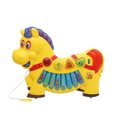لعبة تعليمية موسيقية على شكل حصان 🐴🎶 Horse Piano